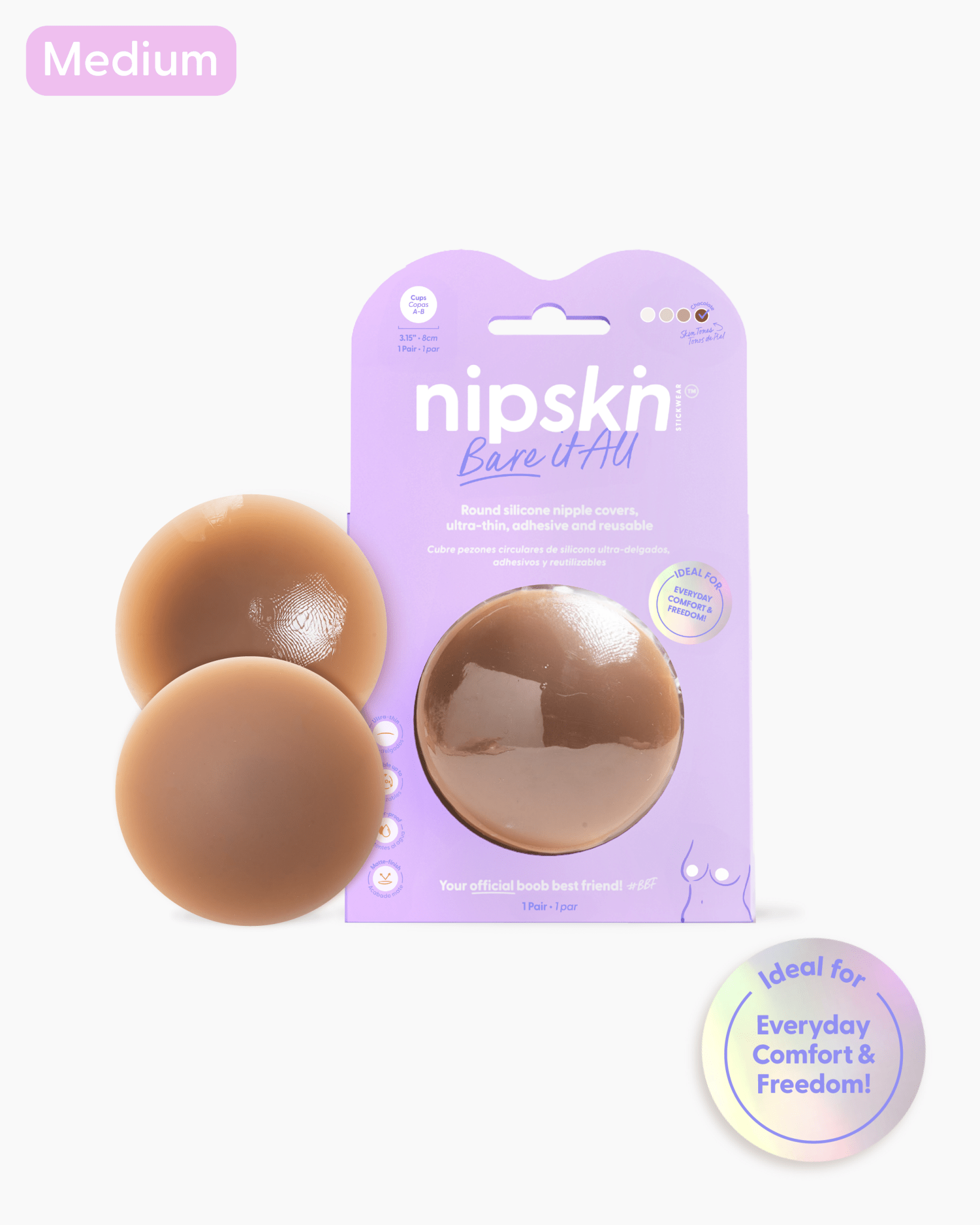 Silicone Nipple Cover, Bare it All | Nipskin® - Nipskin Stickwear™