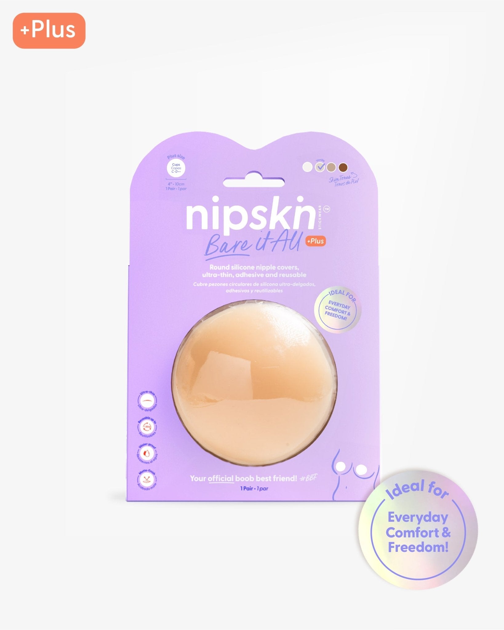 Silicone Nipple Cover, Bare it All - Nipskin - Nipskin Stickwear™