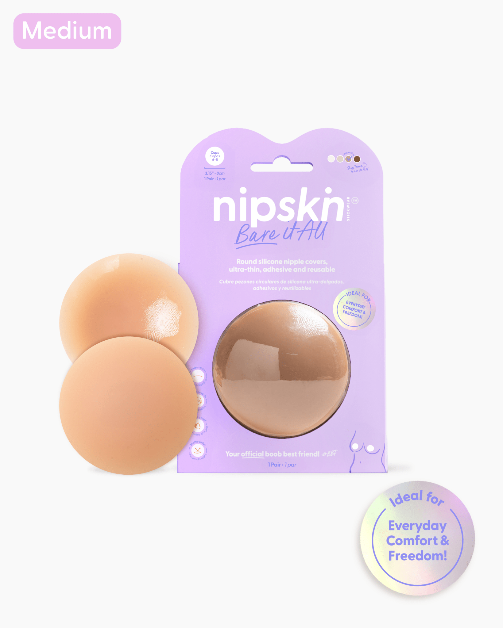 Silicone Nipple Cover, Bare it All | Nipskin® - Nipskin Stickwear™
