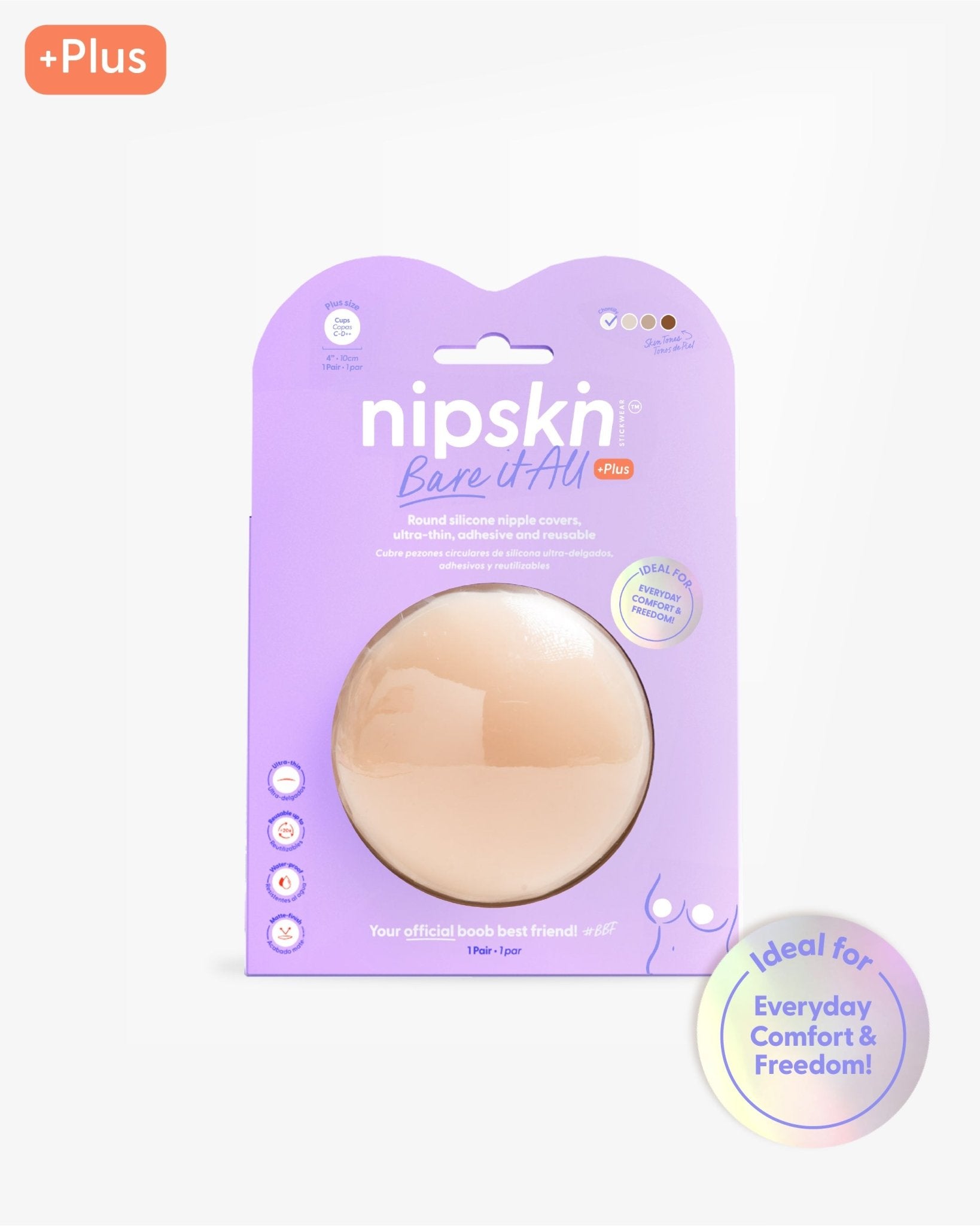 Silicone Nipple Cover, Bare it All - Nipskin - Nipskin Stickwear™
