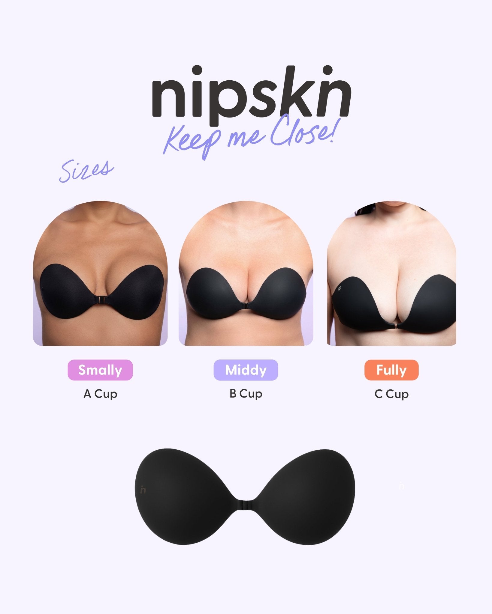 Strapless Adhesive Bra, Keep Me Close – Nipskin - Nipskin Stickwear™