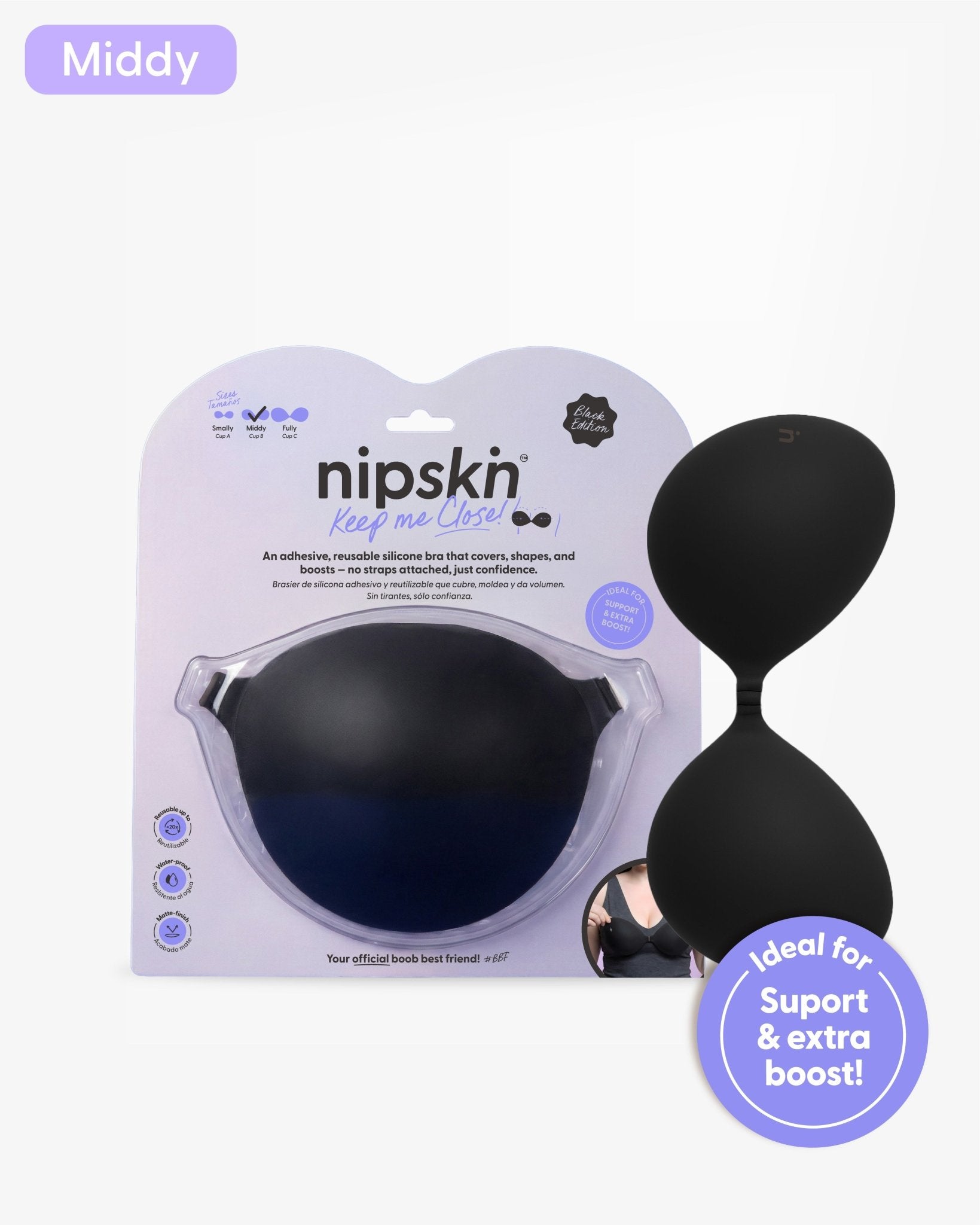 Strapless Adhesive Bra, Keep Me Close – Nipskin - Nipskin Stickwear™
