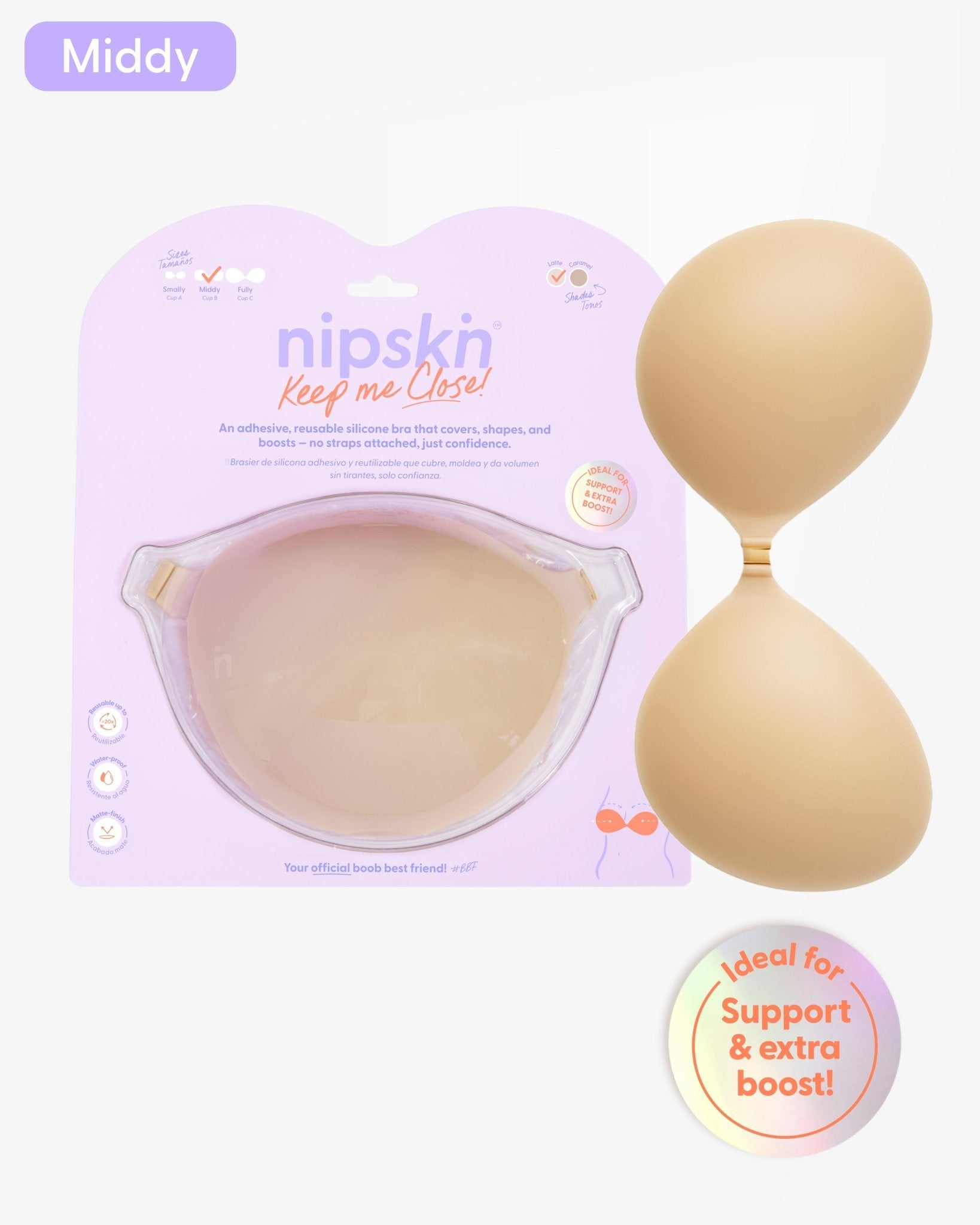 Strapless Adhesive Bra, Keep Me Close - Nipskin® - Nipskin Stickwear™