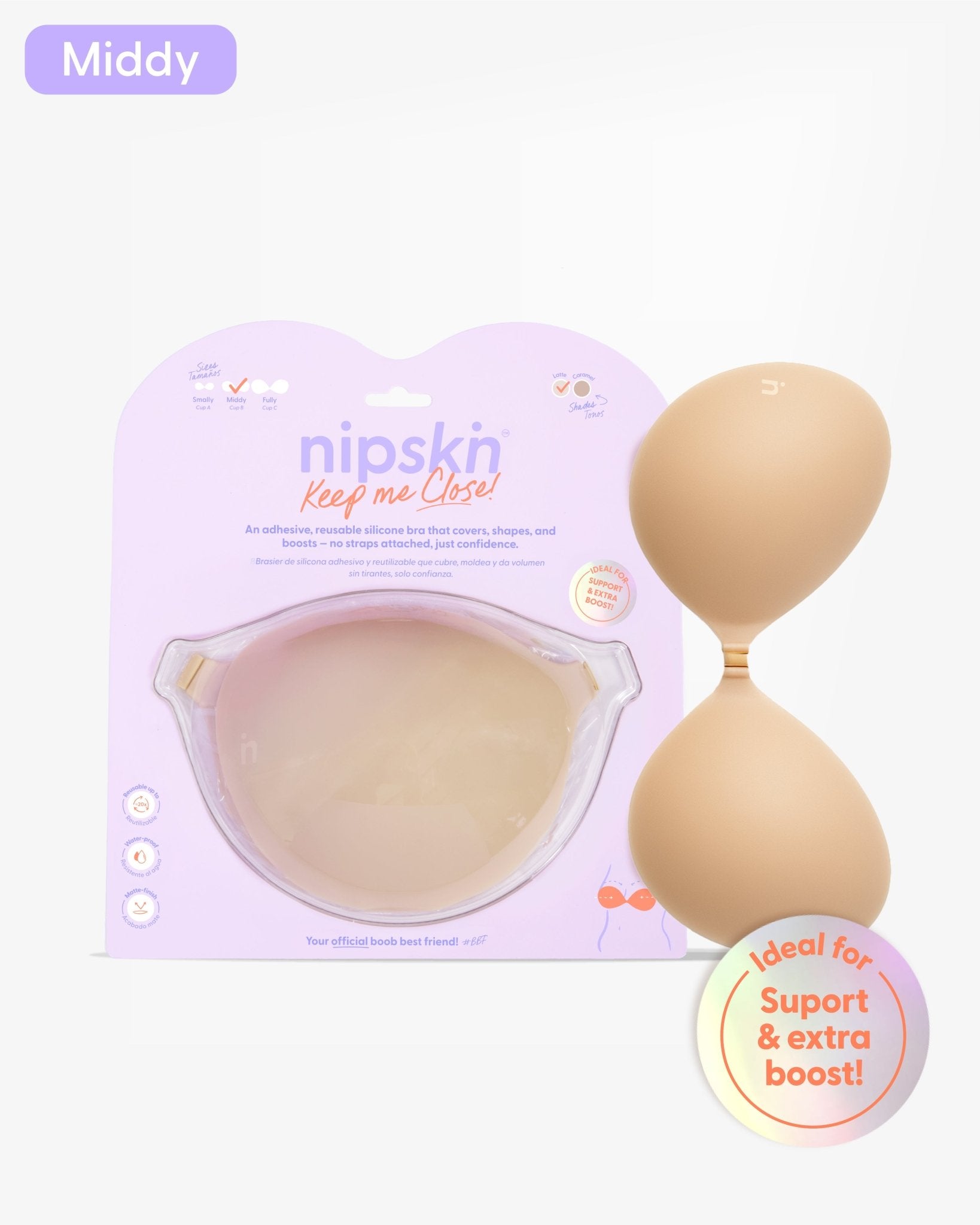 Strapless Adhesive Bra, Keep Me Close – Nipskin - Nipskin Stickwear™